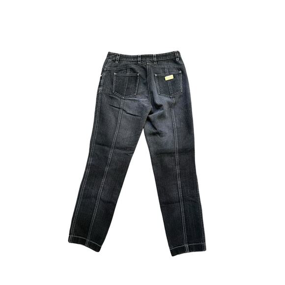 Escada Silver Trimmed Women's Black Jeans. Size 34.‎ Pre-owned Condition - Picture 2 of 4